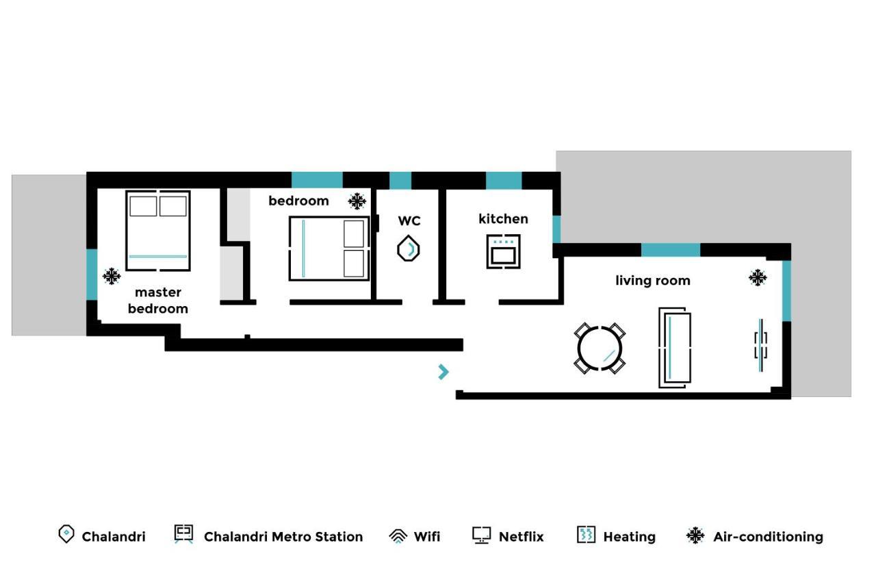 Pleasant 2Br Apartment Near Helexpo By Upstreet Athens Exterior photo